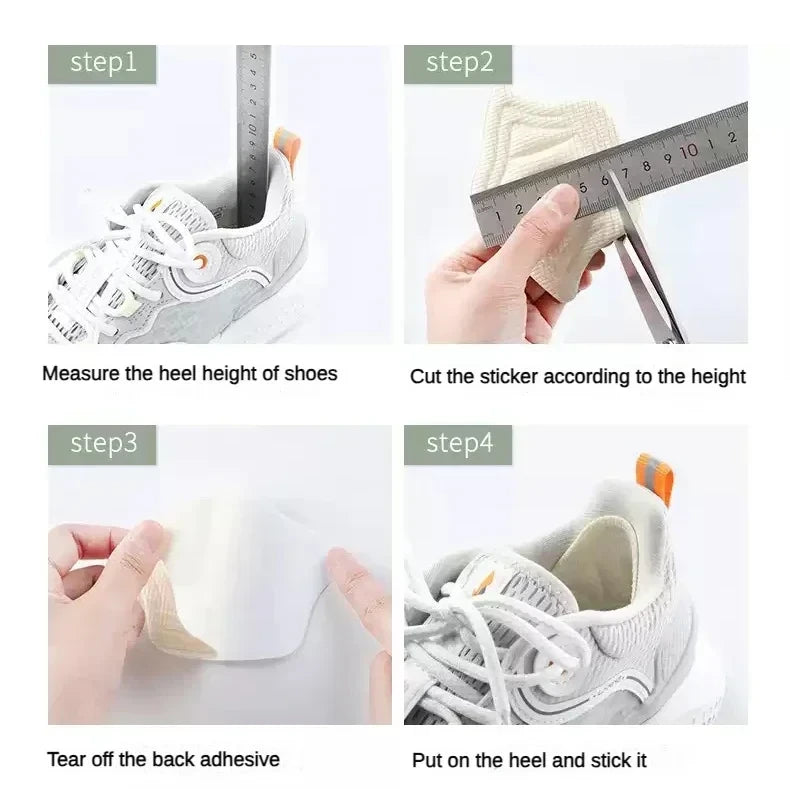 Cushioned Heel Pad Shoe Insole Set