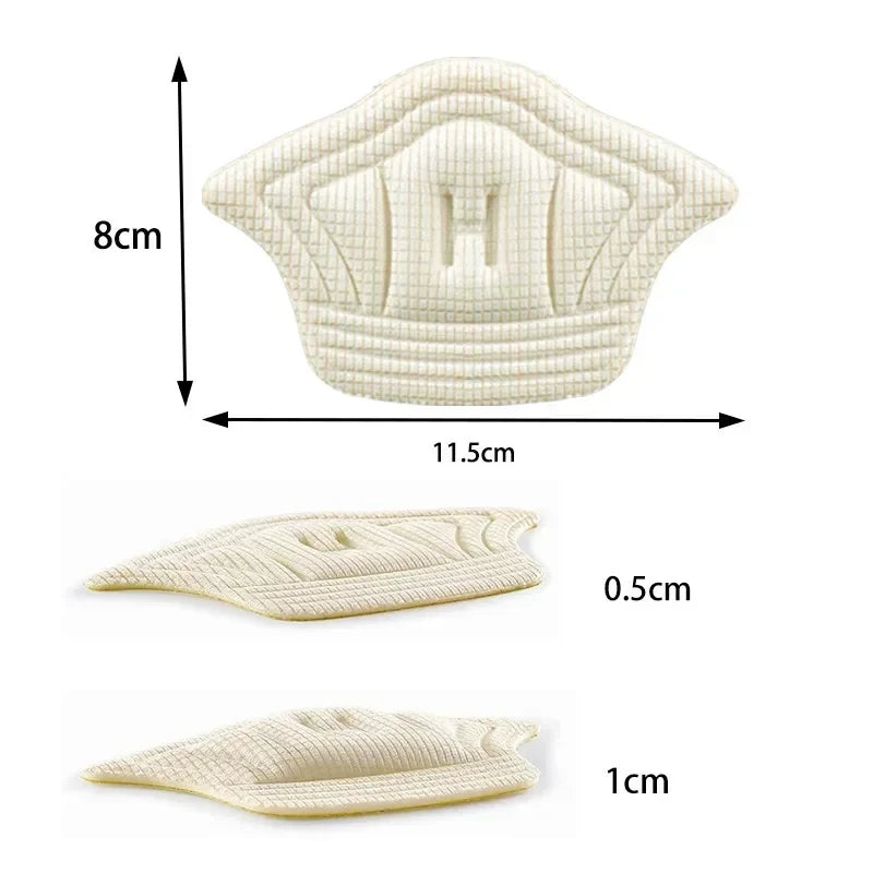 Cushioned Heel Pad Shoe Insole Set