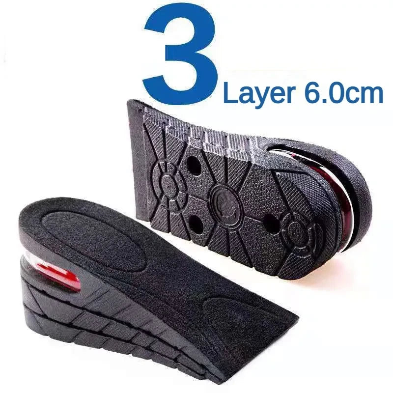 Cushioned Height Increasing Shoe Insoles