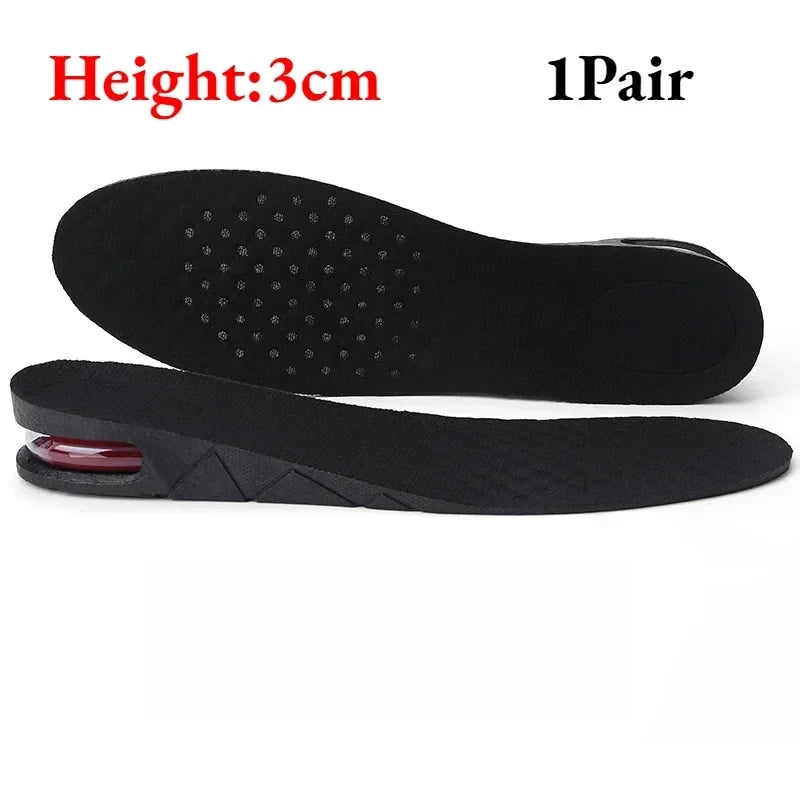 Cushioned Height Increasing Shoe Insoles