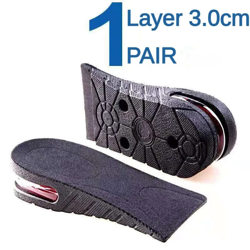 Cushioned Height Increasing Shoe Insoles