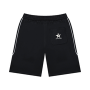 Unisex Piping Color Block Shorts