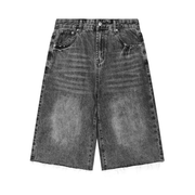 Men’s Vintage Wide Leg Denim Shorts