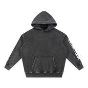 Snow Wash Fleece Oversize Hoodie